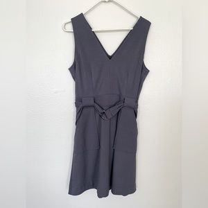 Sleeveless gray dress, Banana Republic size 8